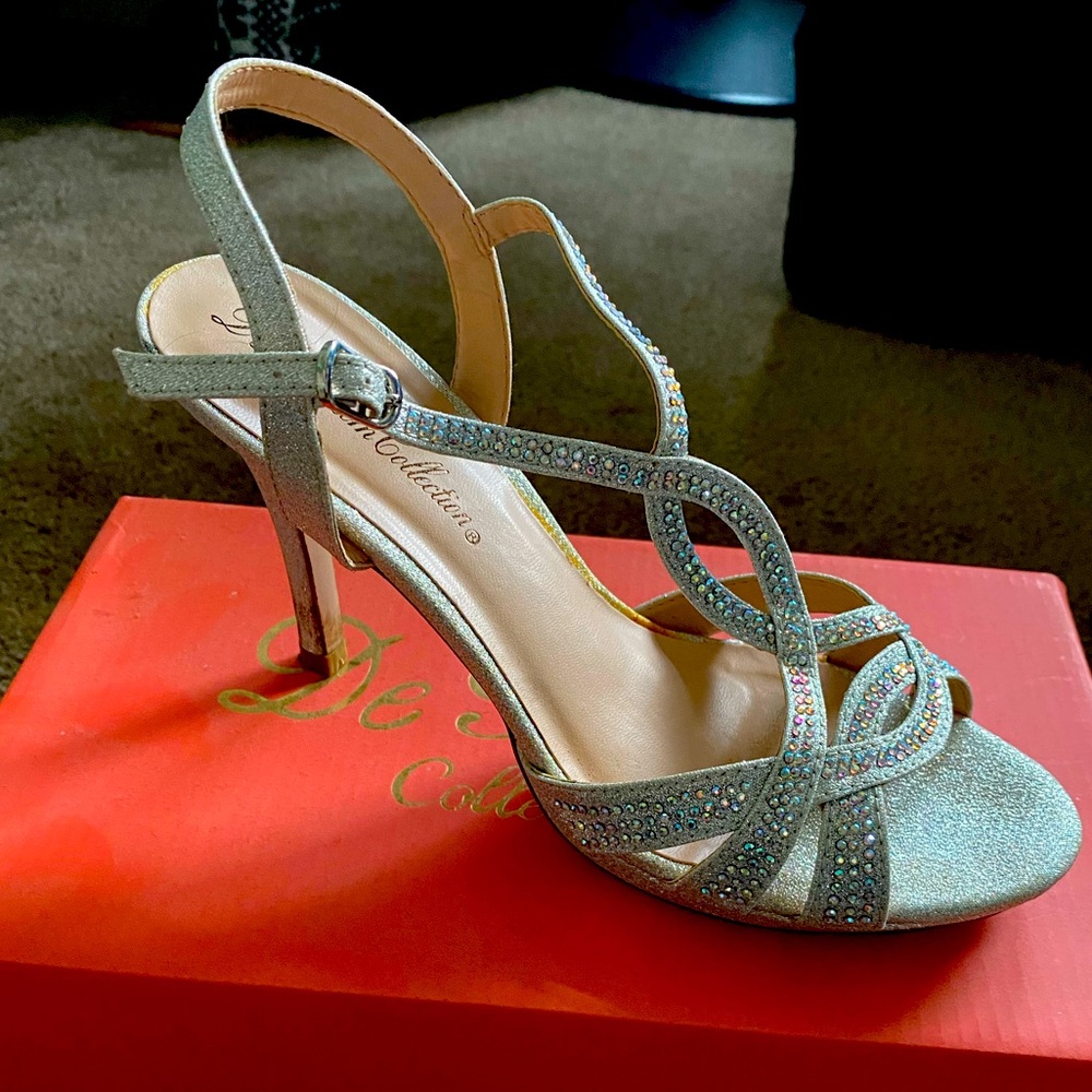 Sequin heels
